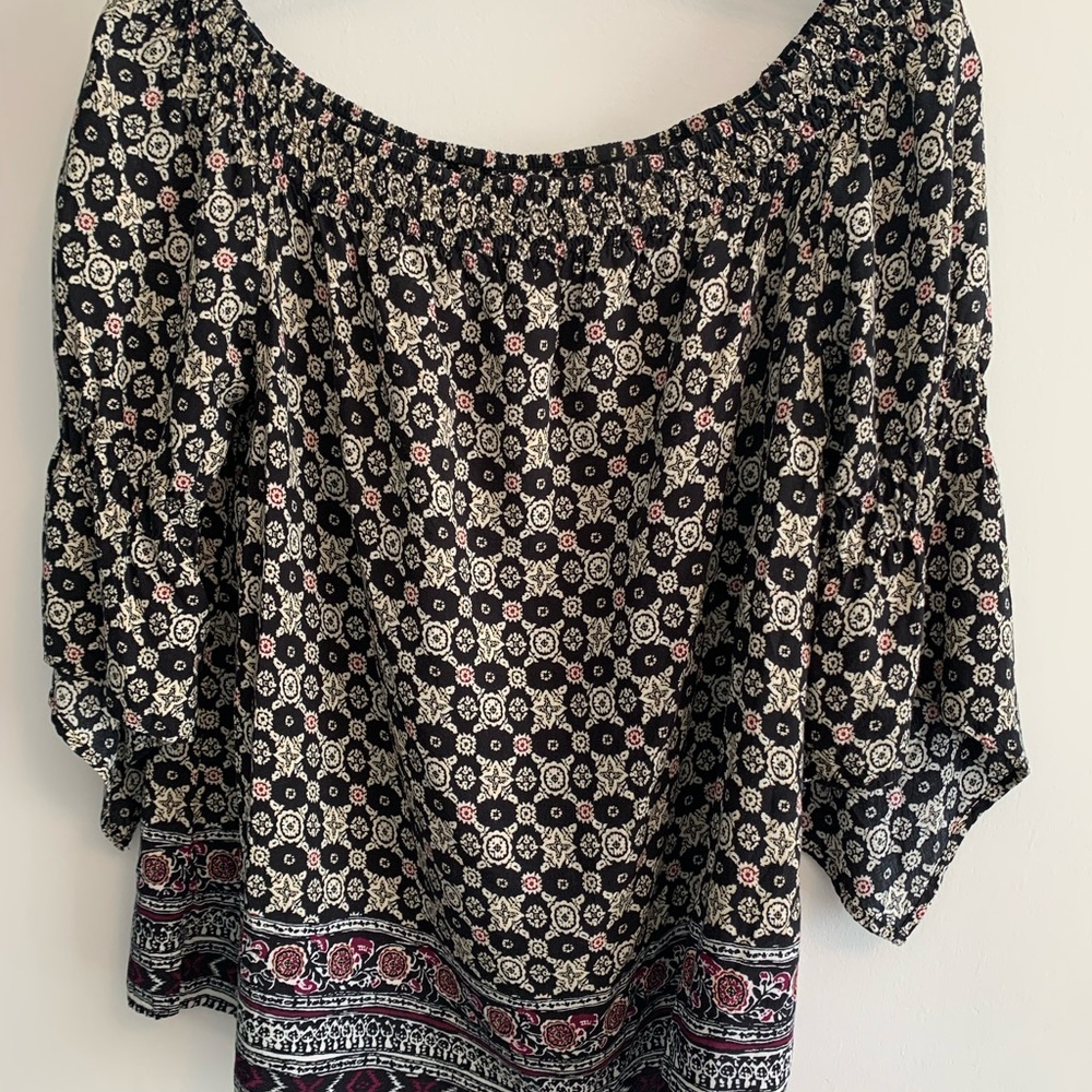 Off the shoulder blouse
